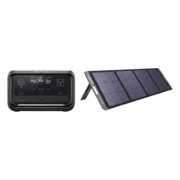 Estación de Energía Portátil / 600W AC / X-Boost 1200W / Batería LiFePO4 286Wh / Panel Solar 200W / UPS <10ms / IP67