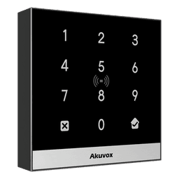 Teclado de Control de Acceso / Gestión en la Nube / PoE / Lector NFC y Tarjetas 125 kHz / MIFARE 13.56 MHz / IP65 / 1 Puerta / PIN Temporal