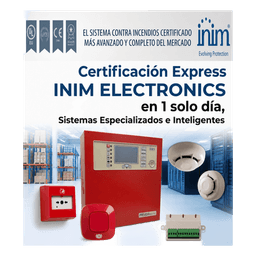 Certificación Presencial / Sistemas de Detección de Incendio / 8 Horas / Kit con 8 Componentes / Normativa NFPA y UL
