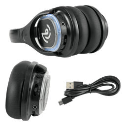 Auriculares Inalámbricos Receptores / 3 Canales / UHF 300 m (984.3 ft) / Hi-Fi 40 mm / Batería 12 Horas / LED Tricolor