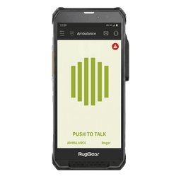 Radio PoC LTE / Pantalla HD+ 5.5" (14 cm) 500 Nits / Snapdragon 680 MCPTT / IP68 y MIL-STD-810H / Altavoz 103 dB / Android 14 / Licencia T.FLEX Smart 12 Meses