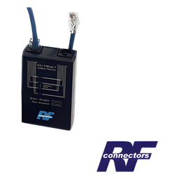 Probador de Cable / Continuidad UTP Cat5 / Batería 9V / 9 Conectores RF / LED Diagnóstico