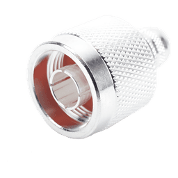 Conector RF N Macho / Crimp / Grupo de Cable F / Frecuencia 11 GHz / Impedancia 50 Ω / PTFE