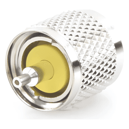 Conector UHF Macho Crimpado / Anillo Plegable / 500 VRMS / 0-300 MHz / RG-58/U, RG-142/U