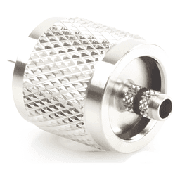 Conector UHF Macho Crimpado / Anillo Plegable / 500 VRMS / 0-300 MHz / RG-58/U, RG-142/U