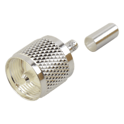 Conector UHF Macho / Anillo Plegable / RG-58/U / RG-142/U / 500 MHz