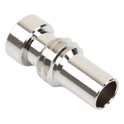 Adaptador / Reductor coaxial / Cables RG-8/X, BELDEN 9258, RG-59/U, BELDEN 8241 / Cuerpo níquel / Ensamble roscable
