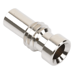 Adaptador / Reductor coaxial / Cables RG-8/X, BELDEN 9258, RG-59/U, BELDEN 8241 / Cuerpo níquel / Ensamble roscable