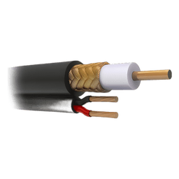 Cable Coaxial Siamés RG59 / 305 m (1000 ft) / Malla Cobre 96% / SFS HD / Intemperie