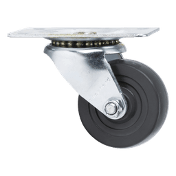 Kit de Ruedas Locas para Racks / 2.5 in (6.35 cm) / Carga 125 lb por Rueda / Base 3 7/8 x 2 3/4 in (9.8 x 7 cm) / Altura 3.25 in (8.25 cm)