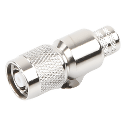 Conector Coaxial TNC Macho Inverso / Anillo Plegable / Compatibilidad RG-8/U, LMR-400, CNT-400 / Cuerpo Bronce Niquelado / Contacto Oro / Aislante Teflón