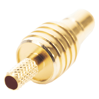 Conector SMB Hembra / Anillo Plegable / RG-174/U, 8216, M17RG-316 / Bronce Niquelado / Contacto Oro