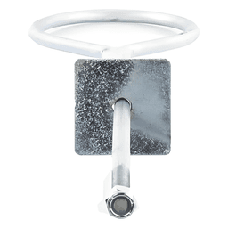 Ancla de Losa o Pared / Ajustable 63-65 cm / Argolla 13 cm / Galvanizado Electrolítico / Torre hasta 30 m (98.4 ft)
