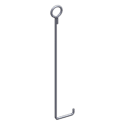 Ancla de Piso para Retenida / Torre 45 m (147.6 ft) / Varilla 3/4" / Galvanizado por Electrólisis / Anclaje 32 m (105 ft)