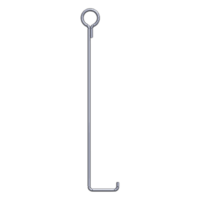 Ancla de Retenida para Torre / Altura 45 m (147.6 ft) / Tipo Piso / Varilla 3/4" ASTM A36 / Galvanizado por Inmersión en Caliente / Longitud 150 cm (59.1 in)