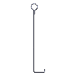 Ancla de Retenida para Torre / Altura 45 m (147.6 ft) / Tipo Piso / Varilla 3/4" ASTM A36 / Galvanizado por Inmersión en Caliente / Longitud 150 cm (59.1 in)