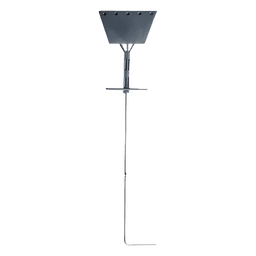 Ancla de Piso Tipo Paleta / Varilla 3/4" / Placa 1/2" (13 mm) / Longitud 195 cm (6.4 ft) / Galvanizado por Inmersión en Caliente / 22.5 kg