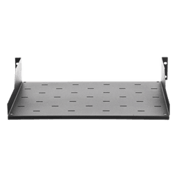 Charola para Rack / 19" / 2UR / Profundidad 34.2 cm (13.5 in) / Carga 20 kg / Lámina Calibre 16