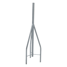 Tramo de Remate / Tubo Industrial 1 1/4 in / Tubo Central 2 3/8 in / Acero Galvanizado por Inmersión en Caliente