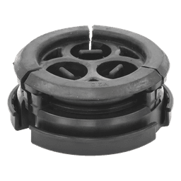Bota pasamuro / 3 orificios / Cable coaxial 7/8 in / IP66 / MIL-STD-810E / 4.00 x 1.25 in