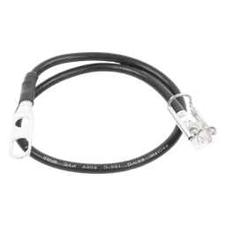 Kit de Aterrizaje para Cable Coaxial 1/2" / Longitud 24" (2 ft) / Acero Inoxidable / Terminal Dual / MIL-STD e IEC