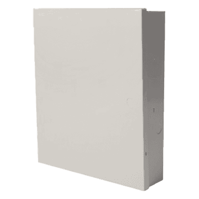 Gabinete Metálico para Panel de Alarma / Diseño Delgado / Empotrado en Pared / 37.5 cm x 32 cm x 8 cm