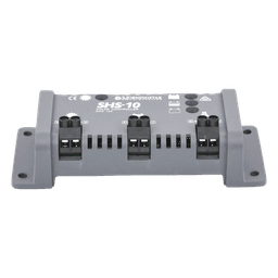 Controlador de Carga Solar PWM / 10 A / 12 VCC / Desconexión Automática / IP22 / Consumo 8 mA / -25°C a +50°C