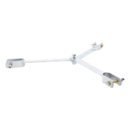 Brida de Sujeción para Retenida / Compatible Torre STZ45 / Acero Galvanizado Electrolítico / Tornillería Grado 5