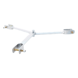Brida de Sujeción para Retenida / Compatible Torre STZ45 / Acero Galvanizado Electrolítico / Tornillería Grado 5