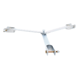 Brida de Sujeción para Retenida / Compatible Torre STZ45 / Acero Galvanizado Electrolítico / Tornillería Grado 5