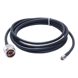 Jumper / 2 m (6.56 ft) / RG-58U / N Macho a SMA Macho / 50 Ω / 95% Blindaje Cobre