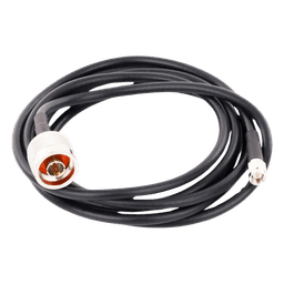 Jumper / 2 m (6.56 ft) / RG-58U / N Macho a SMA Macho / 50 Ω / 95% Blindaje Cobre