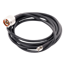 Jumper / 2 m (6.56 ft) / RG-58U / N Macho a SMA Macho / 50 Ω / 95% Blindaje Cobre