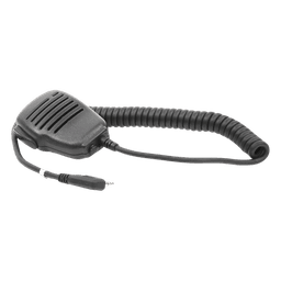 Micrófono Bocina Remoto / PTT / Jack 3.5 mm / Cable Enrollado 10" / Clip 360° / Reducción de Ruido