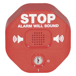 Alarma de Puerta Multifunción / Sirena 95/105 dB / Alimentación Dual 9V y 12-24 VCD / Detección de Apertura 30 s / Carcasa de Policarbonato