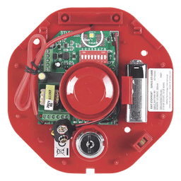 Alarma de Puerta Multifunción / Sirena 95/105 dB / Alimentación Dual 9V y 12-24 VCD / Detección de Apertura 30 s / Carcasa de Policarbonato