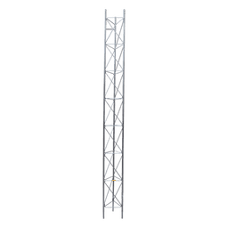 Tramo de Torre Arriostrada / 3 m (9.8 ft) x 30 cm / Galvanizado Electrolítico / Acero A-36 / Resistencia Viento 200 km/h / Carga 200 kg