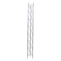 Tramo de Torre Arriostrada / 3 m (9.8 ft) x 45 cm / Galvanizado Electrolítico / Carga 500 kg / Resistencia Viento 200 km/h / Hasta 60 m (196.9 ft) de Elevación
