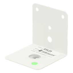 Montaje Tipo L para Antena Móvil / Acero con Pintura Horneada / Perforación 3/4" / 77 x 77 mm / 0.13 kg