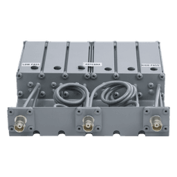 Duplexer VHF / 6 Cavidades / 148-160 MHz / 50 Watt / 5-8 MHz Separación / 80 dB Aislamiento / BNC Hembras