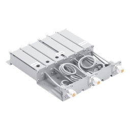 Duplexer / 6 Cavidades VHF / 148-160 MHz / 50 W / 5 MHz Separación / 80 dB Aislamiento / Conector N Hembra
