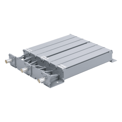 Duplexer / UHF 403-430 MHz / 6 Cavidades / 50 W / 5 MHz Separación / BNC Hembras / 80 dB Aislamiento