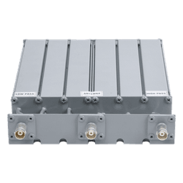 Duplexer / UHF 403-430 MHz / 6 Cavidades / 50 W / 5 MHz Separación / BNC Hembras / 80 dB Aislamiento