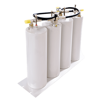 Duplexer Pasa Banda-Rechazo de Banda / 370-430 MHz / 4 Cavidades 4" / 3 MHz Separación / 1.0 dB / 250W / N Hembras / 13.3x48x30.5 cm (0.44x1.57x1 ft)