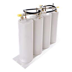 Duplexer Pasa Banda-Rechazo de Banda / 370-430 MHz / 4 Cavidades 4" / 3 MHz Separación / 1.0 dB / 250W / N Hembras / 13.3x48x30.5 cm (0.44x1.57x1 ft)