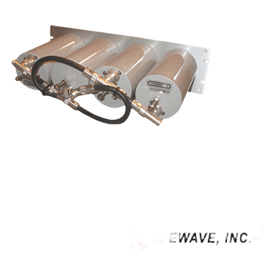 Duplexer Pasa Banda-Rechazo de Banda / 470-512 MHz / 4 Cavidades 4" / 3 MHz Separación / 250 W / N Hembra / 19" Panel / 5.2 x 18.9 x 10.5 in
