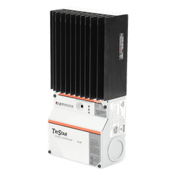 Controlador de Carga Solar PWM / 60 A / 12V 24V 48V / Puerto RS-232 / Hasta 4 kW / 7 Preajustes / Disipador de Calor