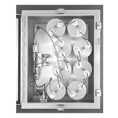 Amplificador Punta de Torre / 455-512 MHz / 4 Cavidades 4" / 17 dB Ganancia Ajustable / 2 MHz Ancho de Banda / 15 VDC / N Hembras / 20x16x11.5 in (50.8x40.6x29.2 cm)