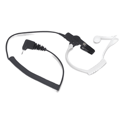 Audífono de Tubo Acústico / Cable Retráctil / Conector Angular 2.5 mm / Solo Escucha / Diseño Ergonómico