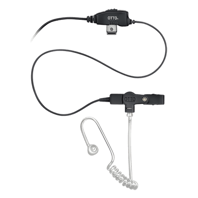 Kit Micrófono-Audífono / 1 Cable / Tubo Acústico Desconexión Rápida / Compatible Kenwood NX-340/320/420 / 25,000 Ciclos Flexión / PTT Mini